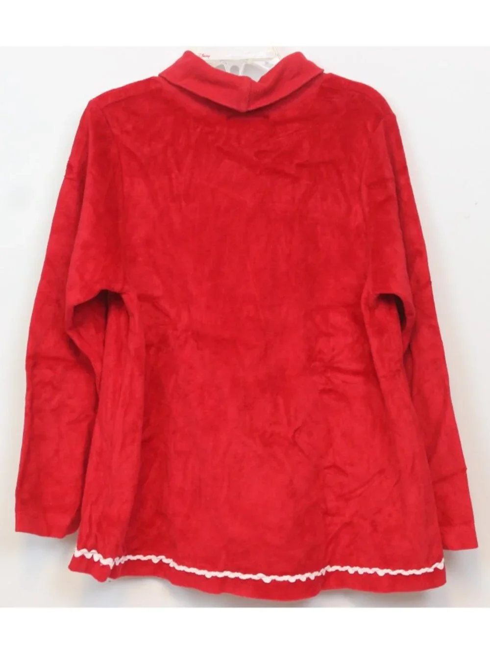 Kellys Kids Red Velour 2pc Outfit Gingerbread Men sz 6 Baking Xmas Cookie Holida